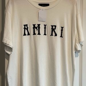 Brand new Amiri hippie logo Tee